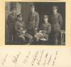 R.B. Jenkins - J.L. Zales - C.J.S. Strant - C.F. Ritchie - E.L. [?]; Pont a Belles - November 20, 1918