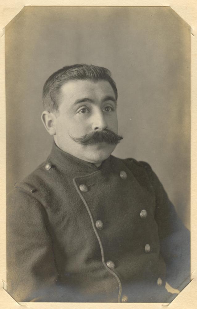 Portrait of unidentified officer, Heidelberg P.O.W. Camp, Germany, Aug. 1916, WWI